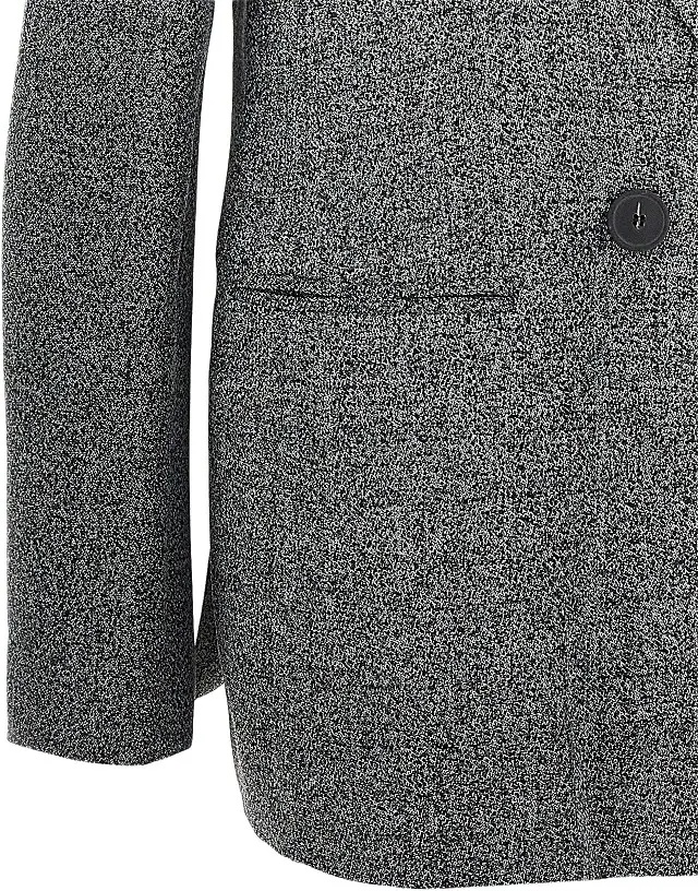 Sacou Mouliné fabric double-breasted jacket - Img 2