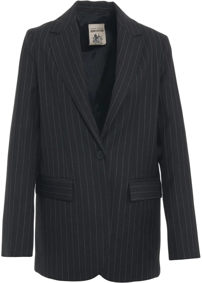 Sacou Pinstripe single-breasted blazer - Img 2