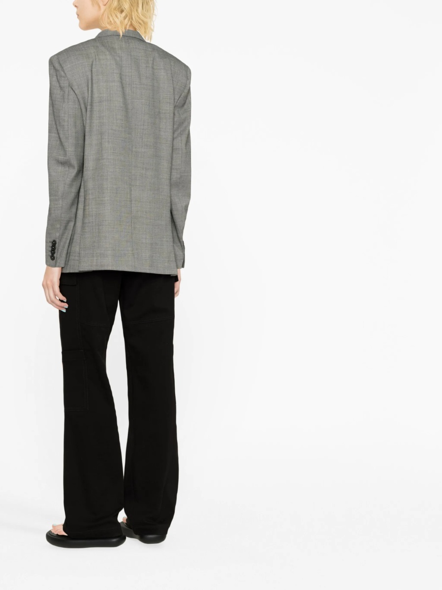 Sacou Stella McCartney negru din elastan si lana - Img 4