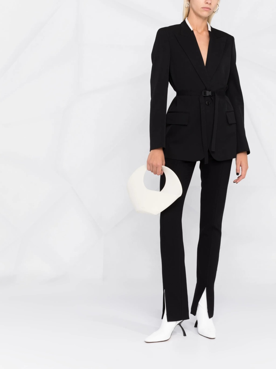 Sacou Stella McCartney negru din lana si bumbac - Img 2