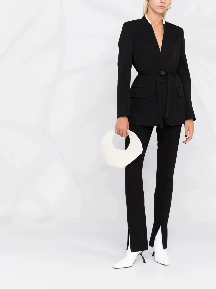 Sacou Stella McCartney negru din lana si bumbac - Img 2
