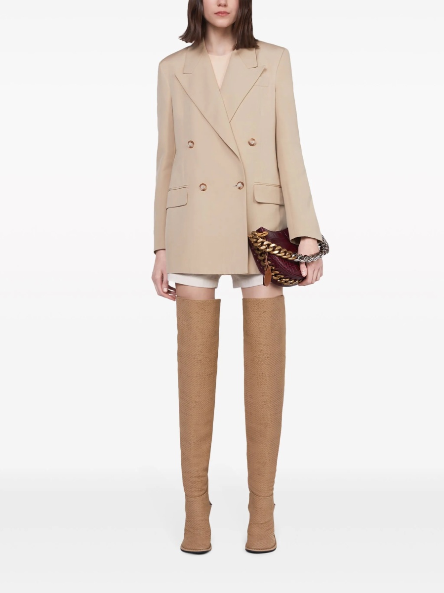 Sacou Stella McCartney neutru din vascoza - Img 2