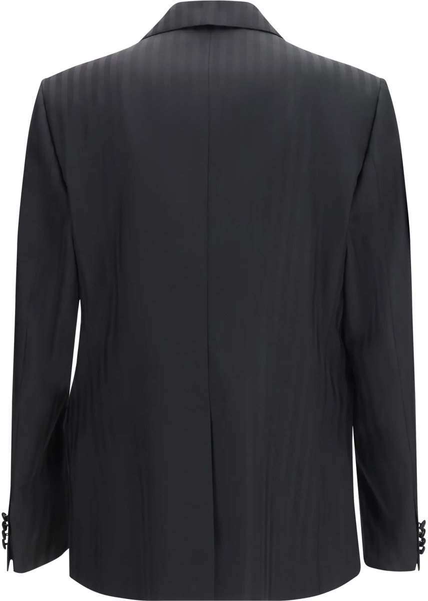 Sacou Striped peak-lapel Blazer - Img 2