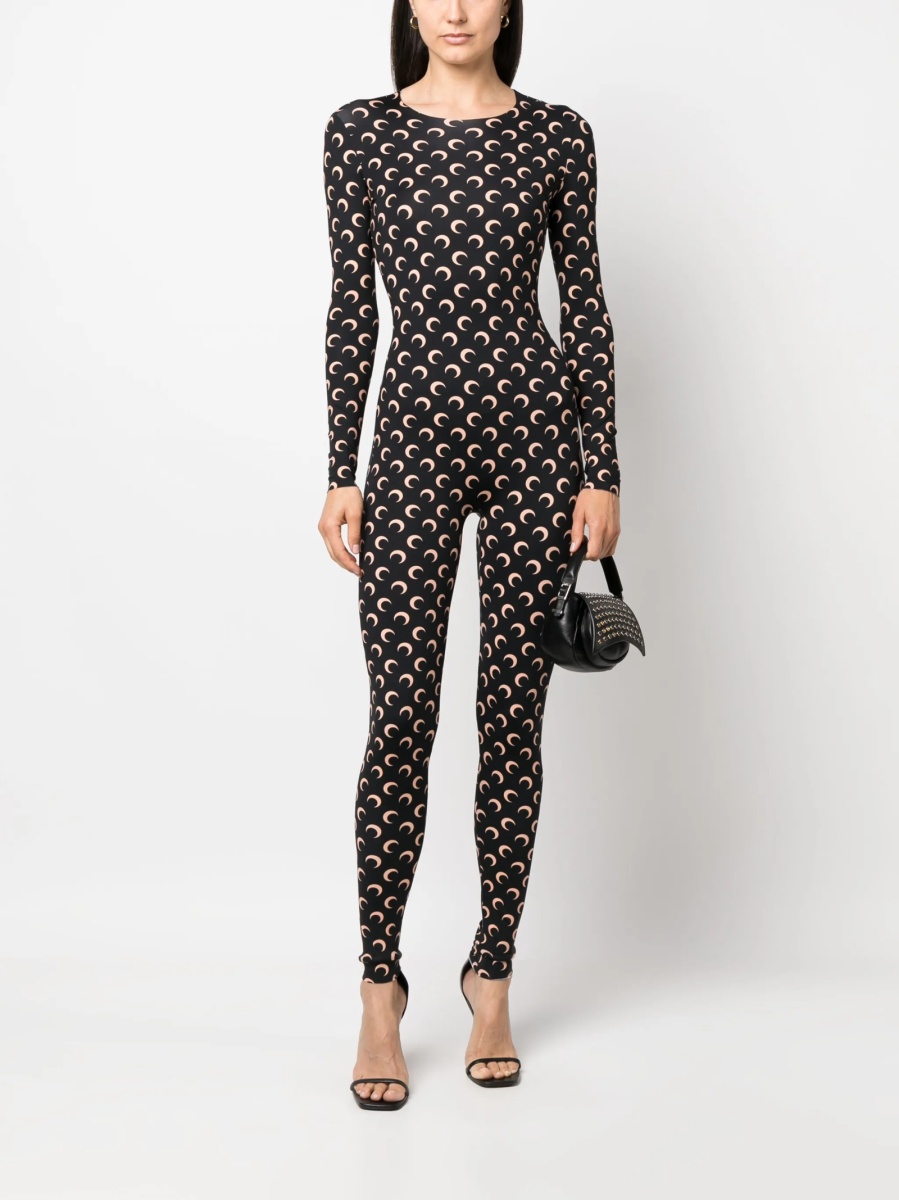 Salopeta MARINE SERRE crescent moon neagra - Img 2
