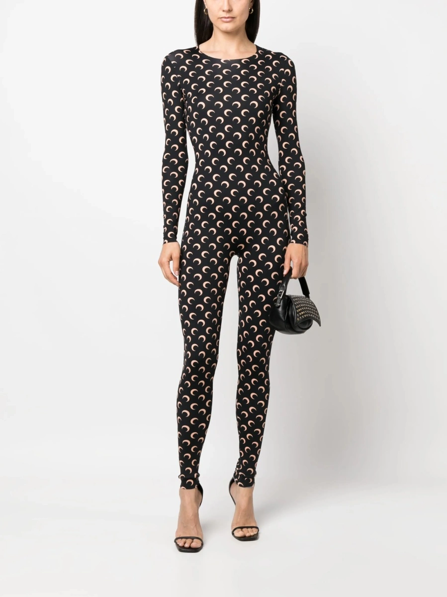 Salopeta MARINE SERRE crescent moon neagra - Img 2