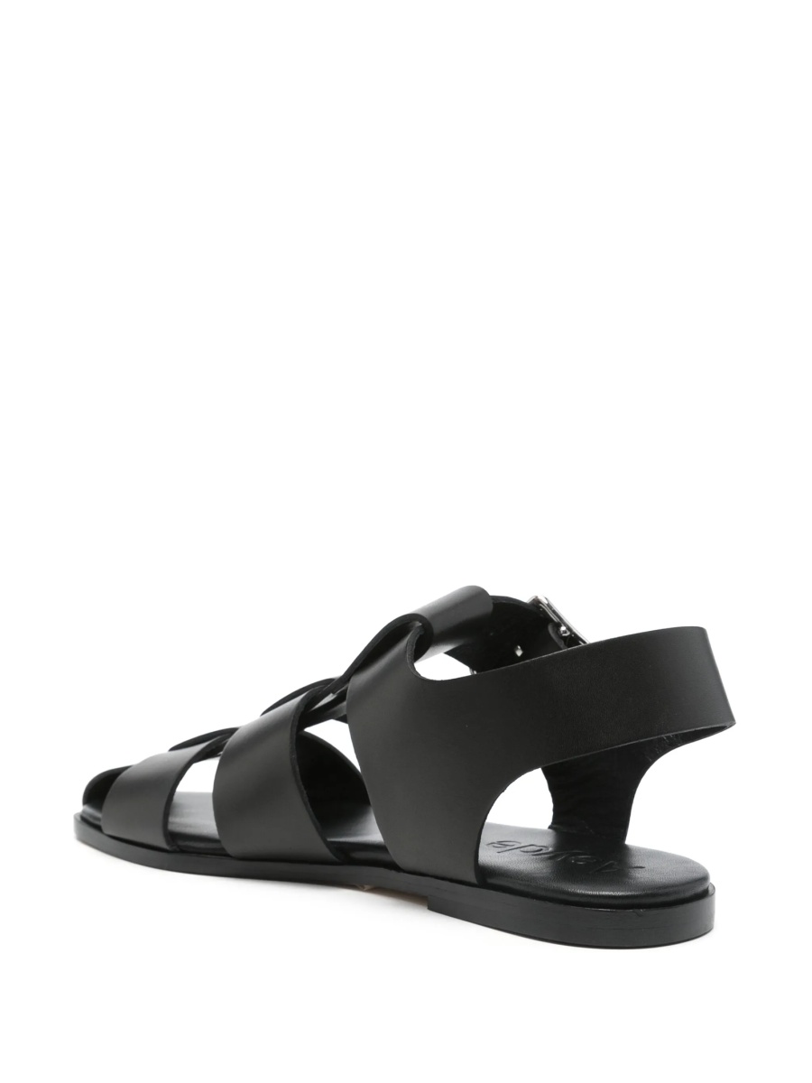 Sandale AEYDE negre din piele - Img 3