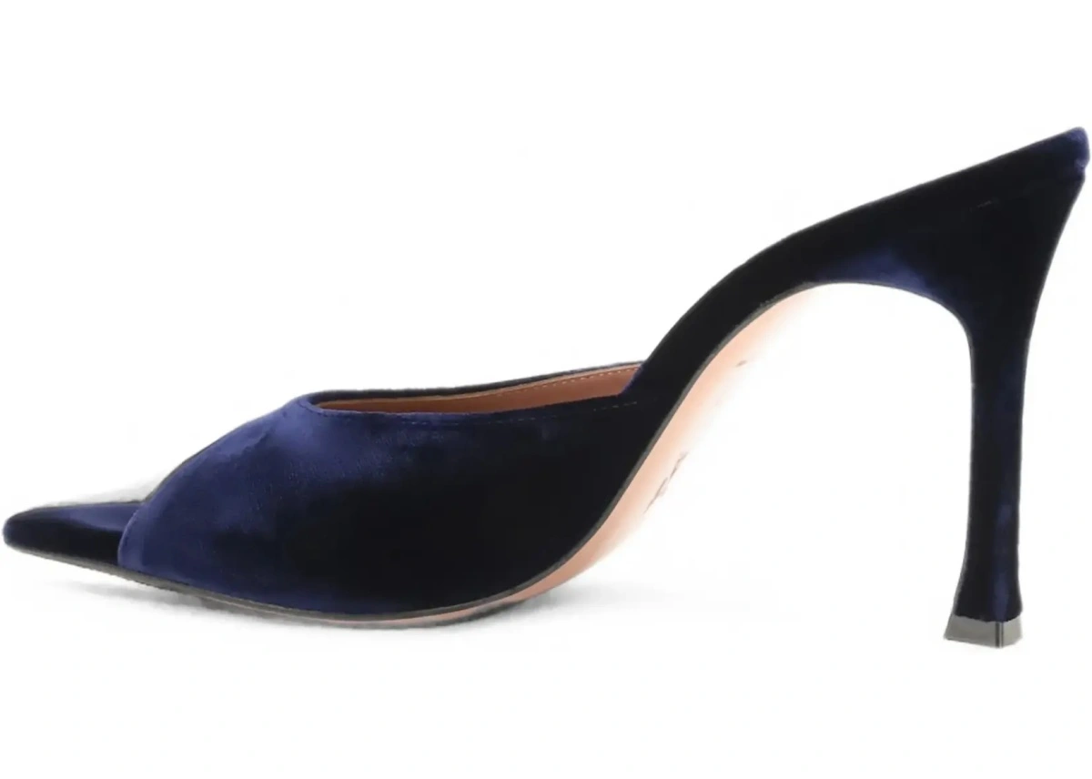 Sandale AMINA MUADDI multicolor din catifea - Img 6