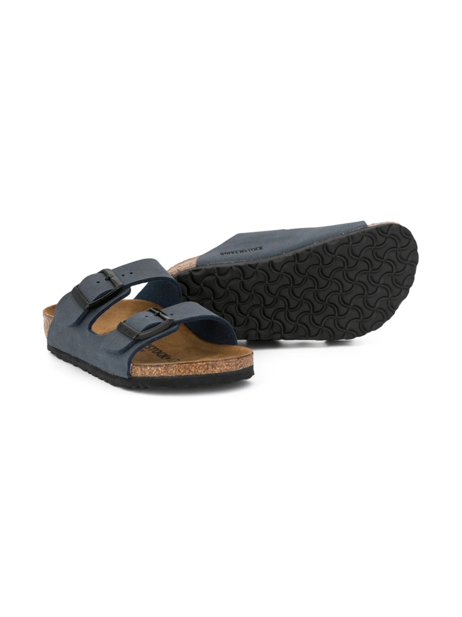 Sandale Birkenstock albastre din material textil - Img 2