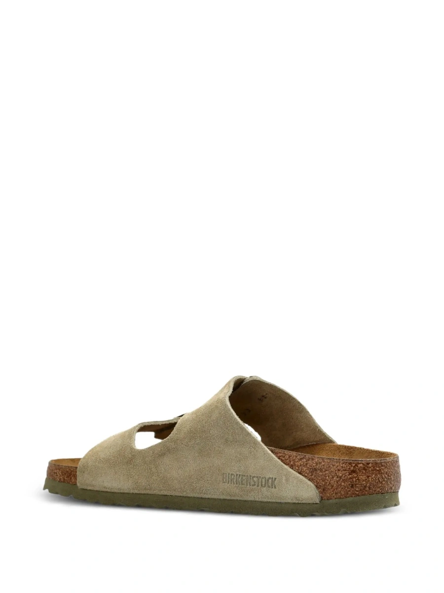 Sandale Birkenstock 'Arizona' bej din piele intoarsa - Img 7