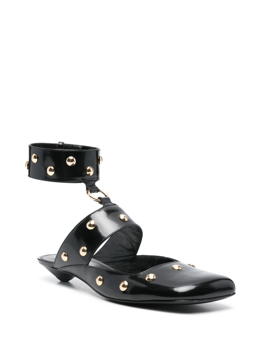 Sandale Chloe negre din piele - Img 2