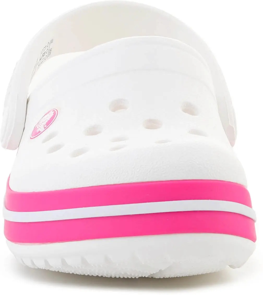 Sandale CROCBAND KIDS CLOG T WHITE/PINK CRUSH - Img 2
