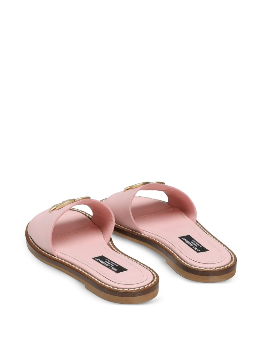 Sandale Dolce &amp; Gabbana roz din piele - Img 3