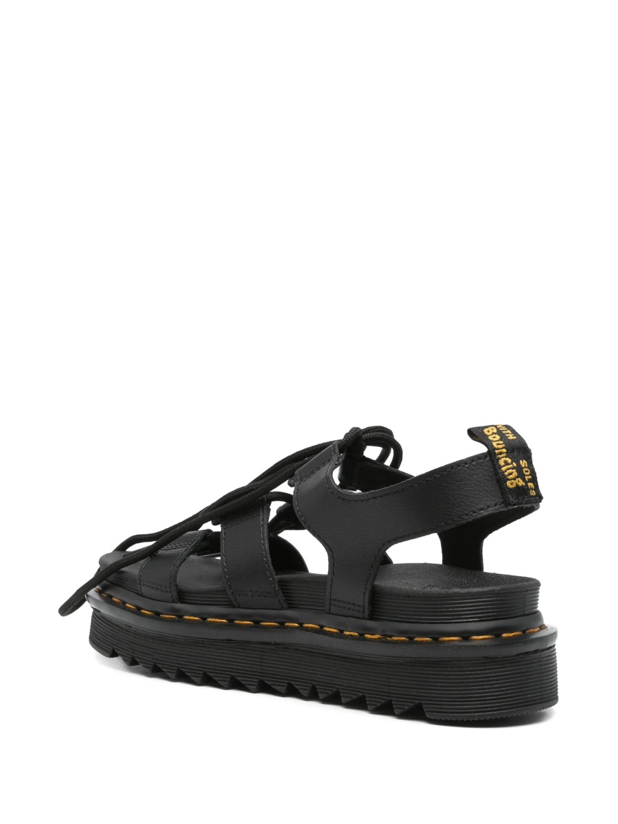 Sandale Dr. Martens negre din piele - Img 3