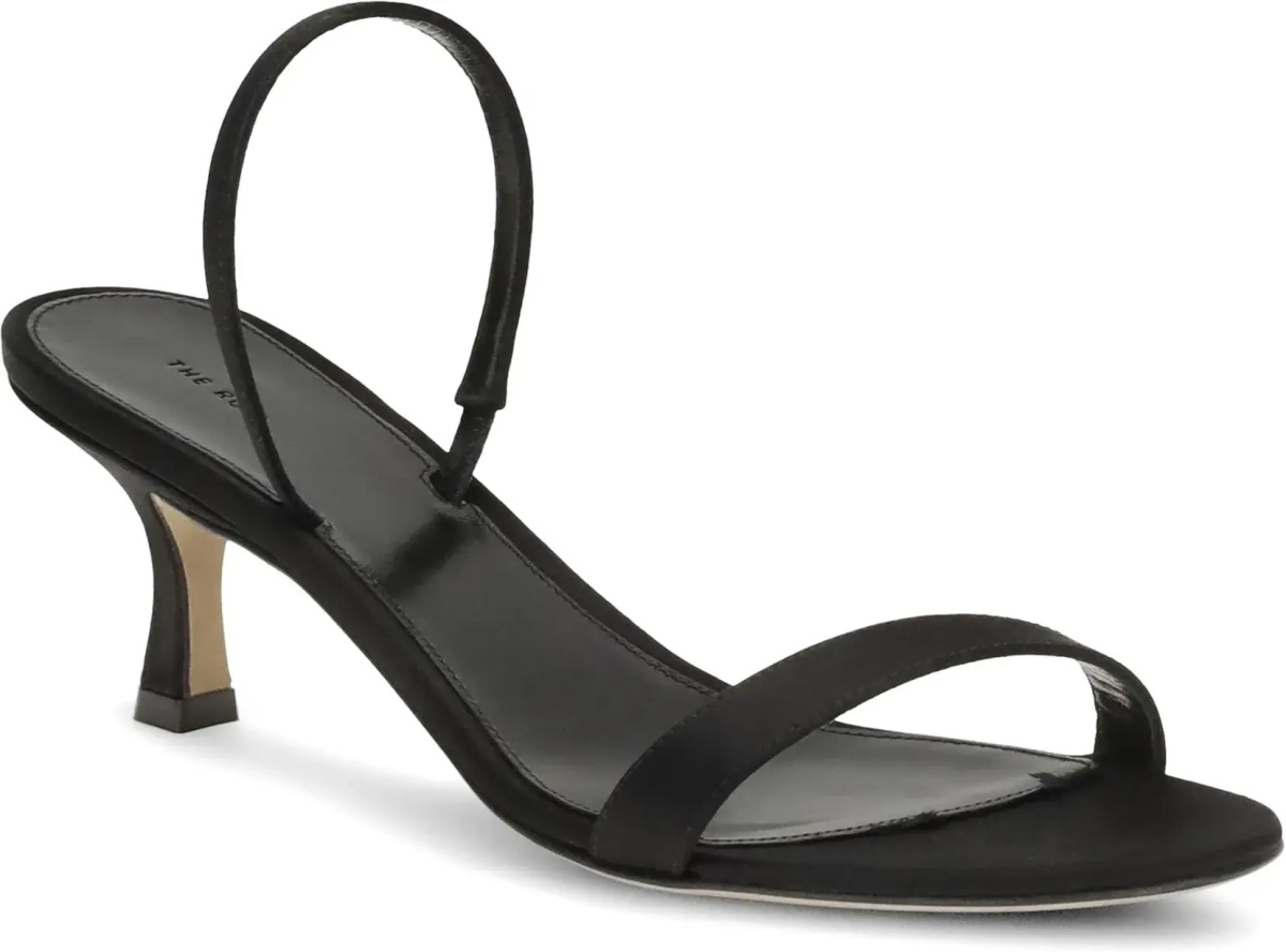 Sandale Ella satin Slingback Sandals - Img 5