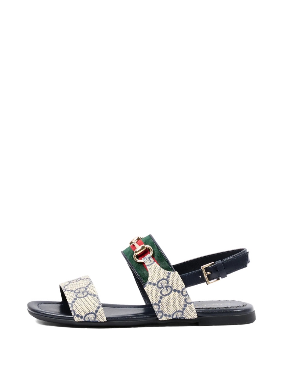 Sandale Gucci albastre din piele - Img 5