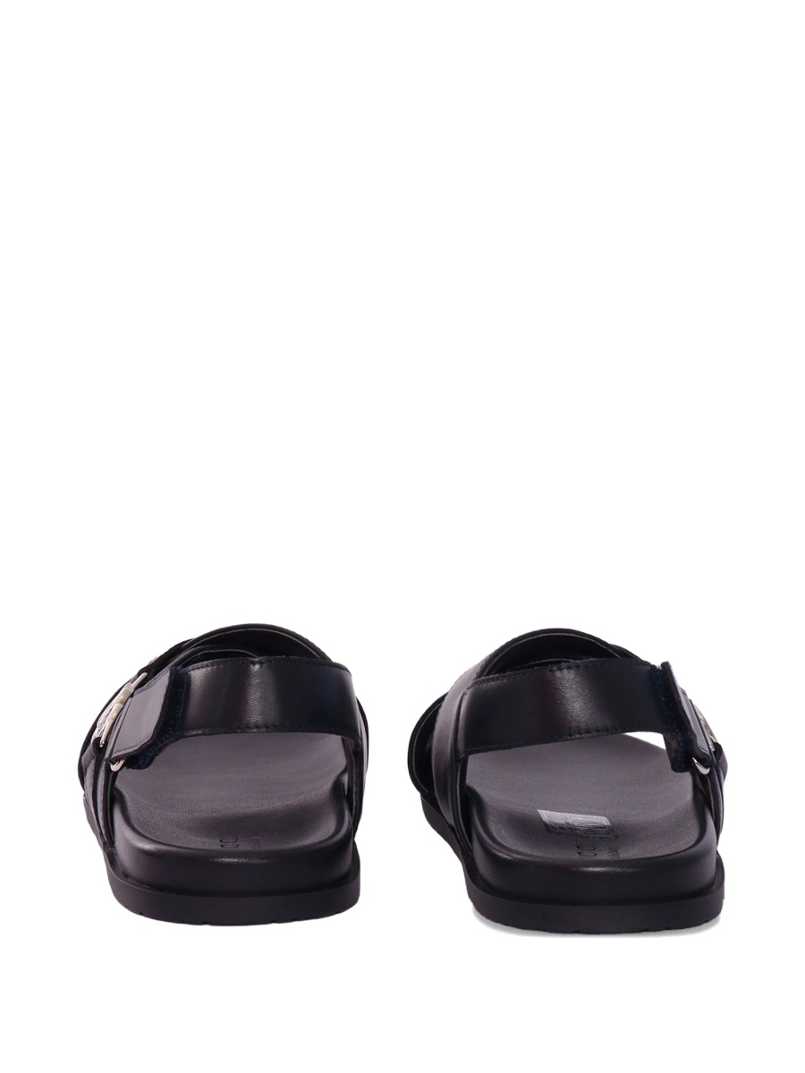 Sandale Gucci negre din piele - Img 3