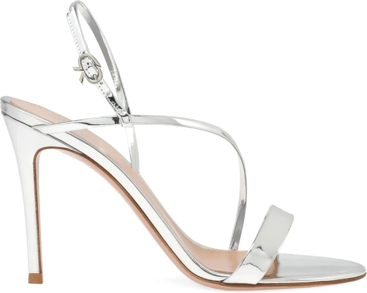 Sandale Manhattan metallic-effect leather Sandals - Img 8