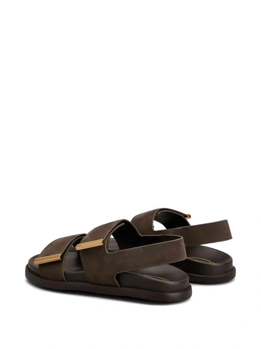 Sandale TOD'S maro din piele - Img 6