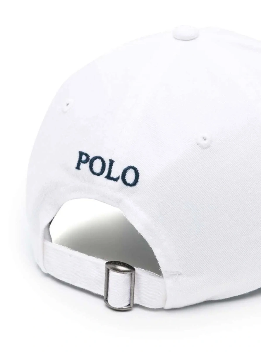 Sapca Ralph Lauren alba din bumbac 'BASEBALL CAP' - Img 2