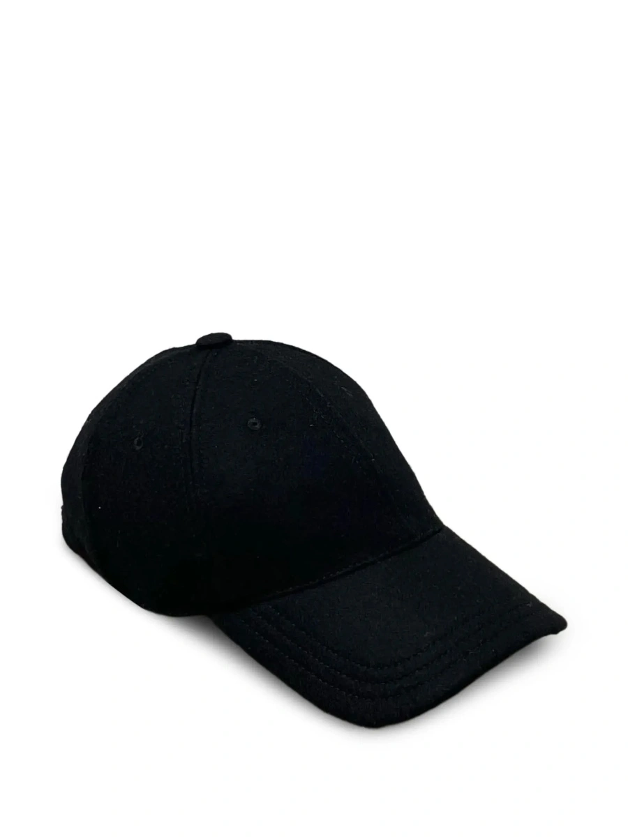Sapca Saint Laurent neagra din lana - Img 5