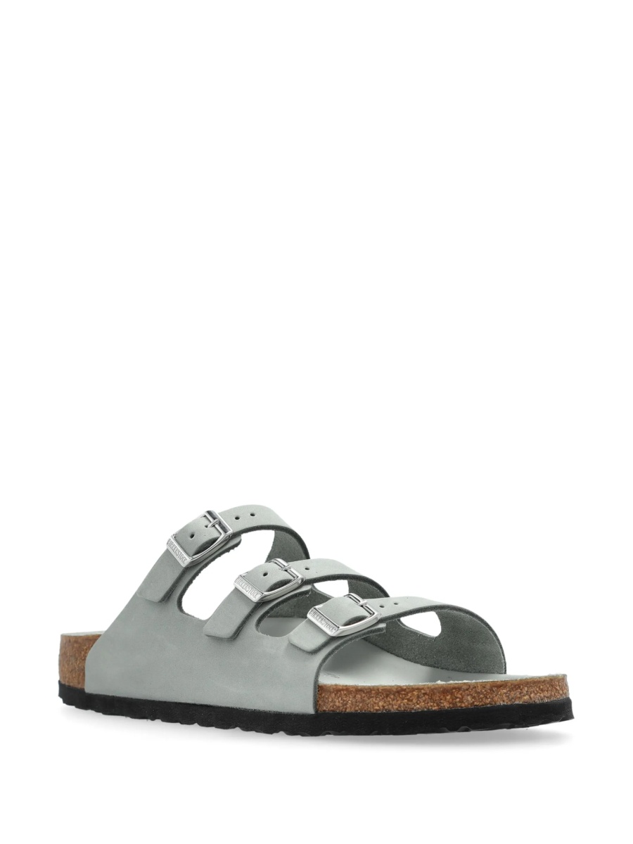 Slapi Birkenstock verzi din piele - Img 2