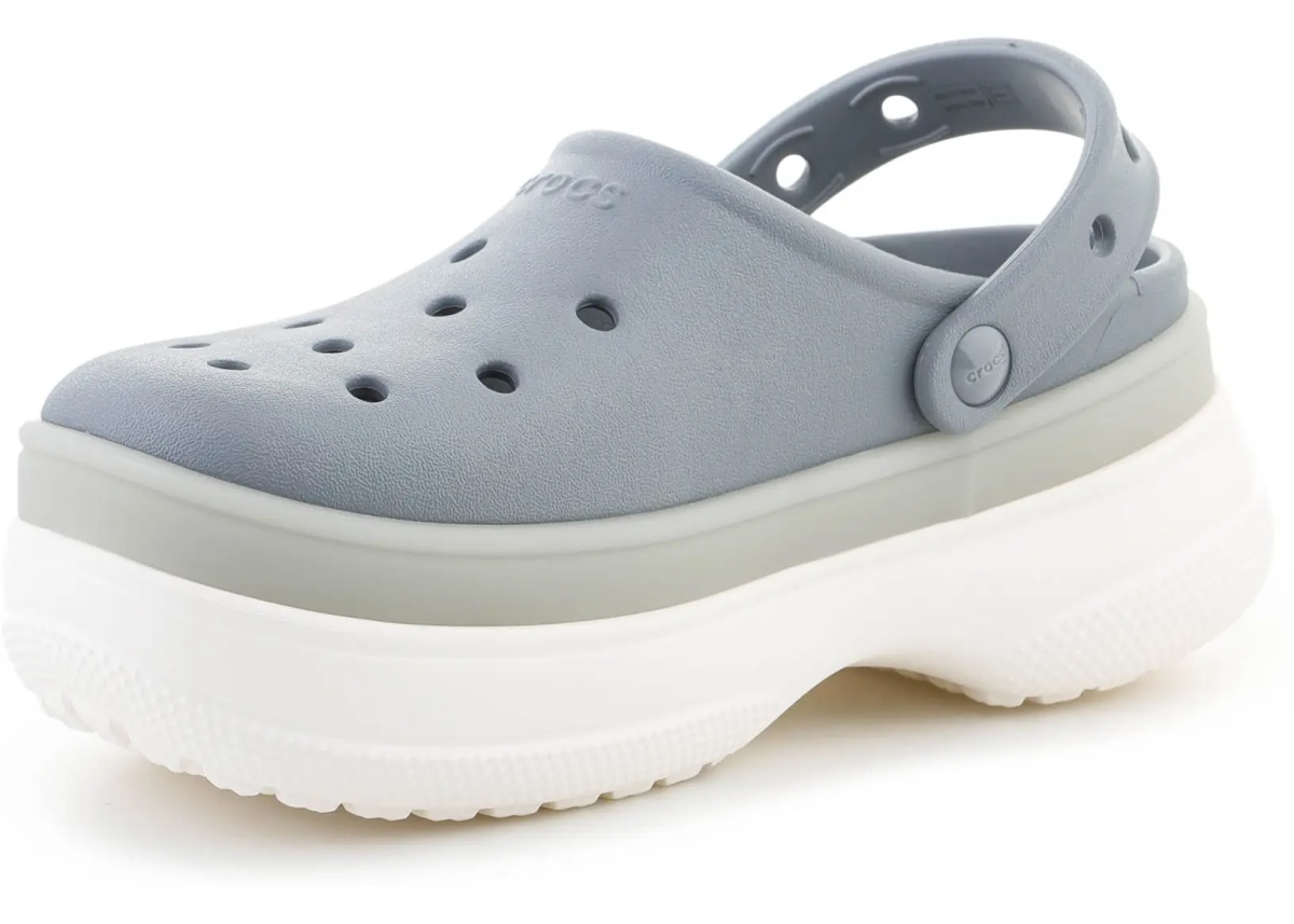 Slapi CLASSIC FROSTED STACKED CLOG CONCRETE - Img 3