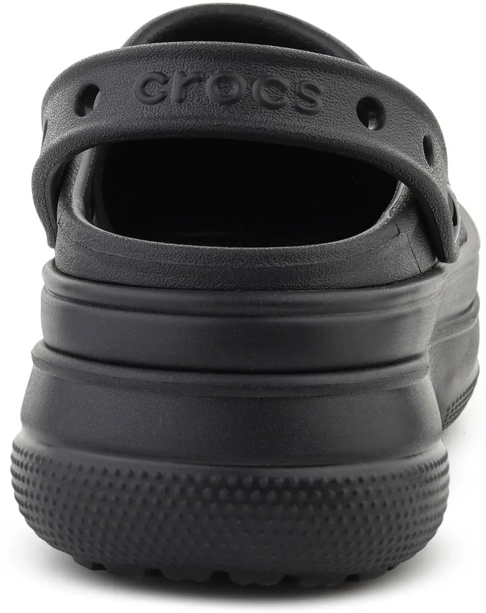 Slapi CLASSIC STACKED CLOG BLACK/BLACK - Img 5