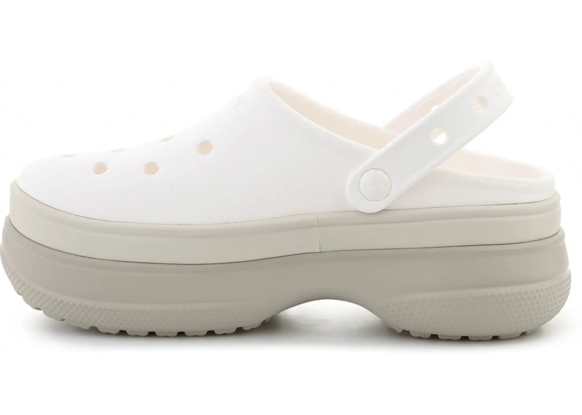 Slapi CLASSIC STACKED CLOG CHALK - Img 4