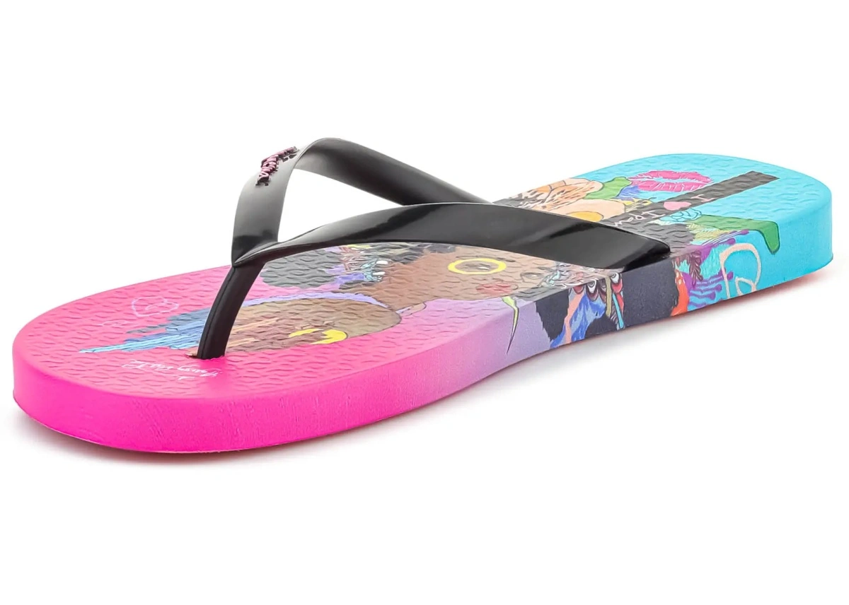 Slapi GRAFFITI V FEM PINK/BLACK/BLUE - Img 3