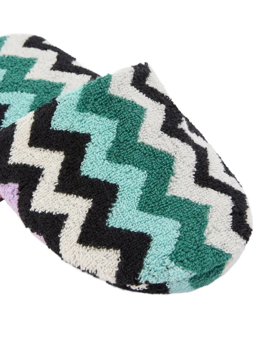 Slapi MISSONI BEACHWEAR HOME multicolor din bumbac - Img 3
