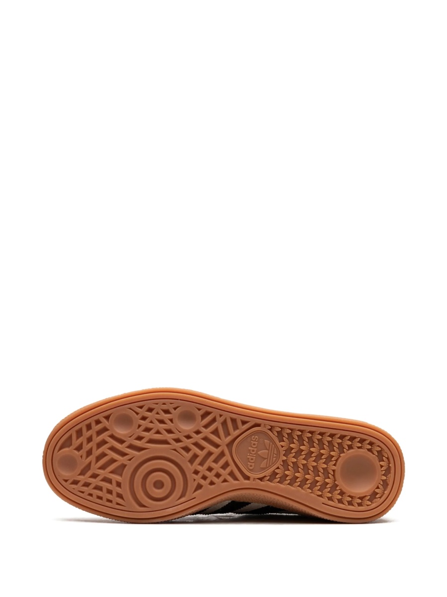 Sneakers adidas Originals albi din piele intoarsa - Img 4