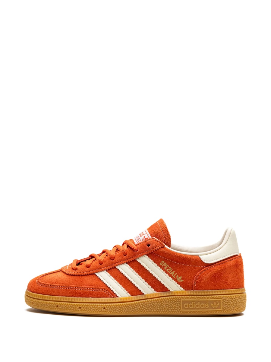 Sneakers adidas Originals portocalii din piele intoarsa - Img 5