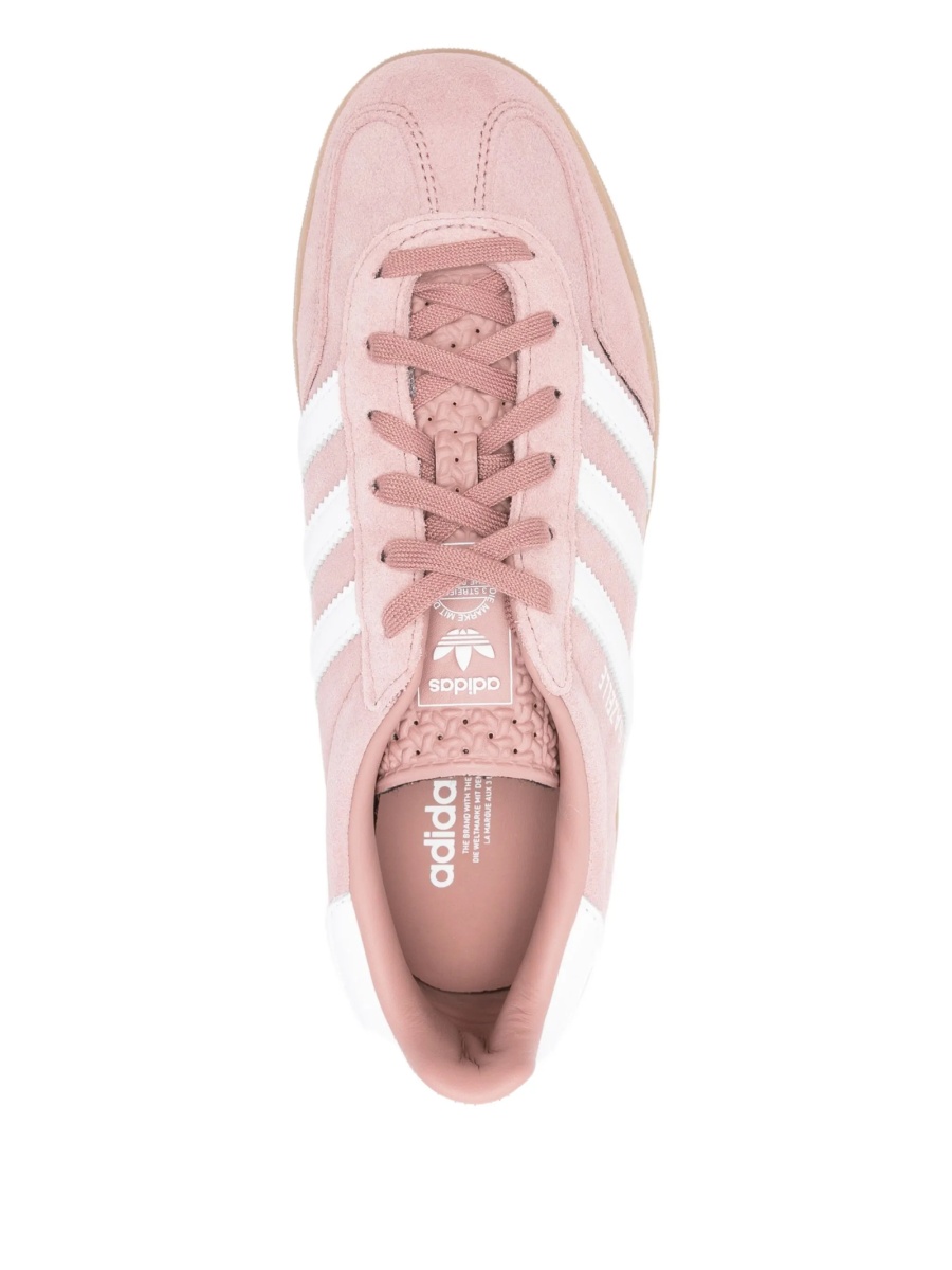 Sneakers adidas Originals roz din piele si piele intoarsa - Img 4
