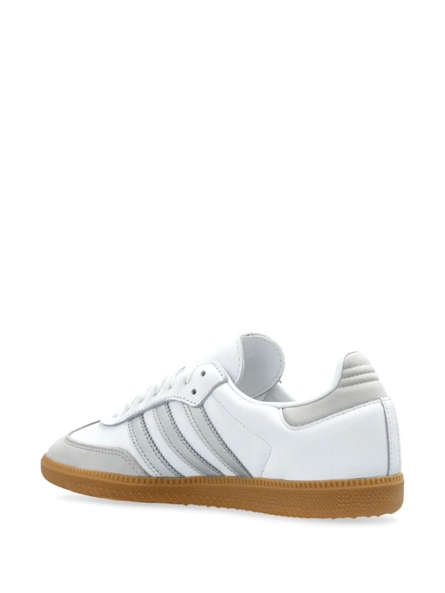 Sneakers adidas Originals samba albi din piele - Img 3