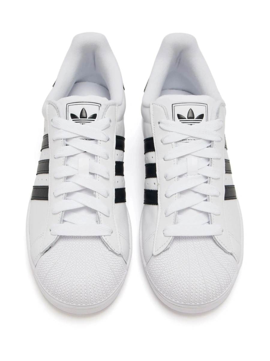 Sneakers adidas Originals superstar albi din piele - Img 2
