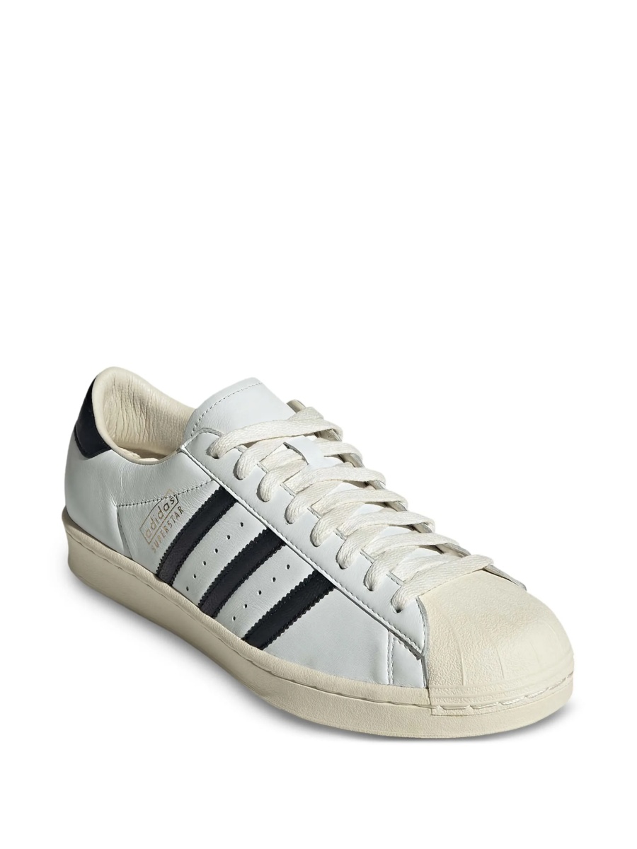 Sneakers adidas Originals superstar albi din piele - Img 2