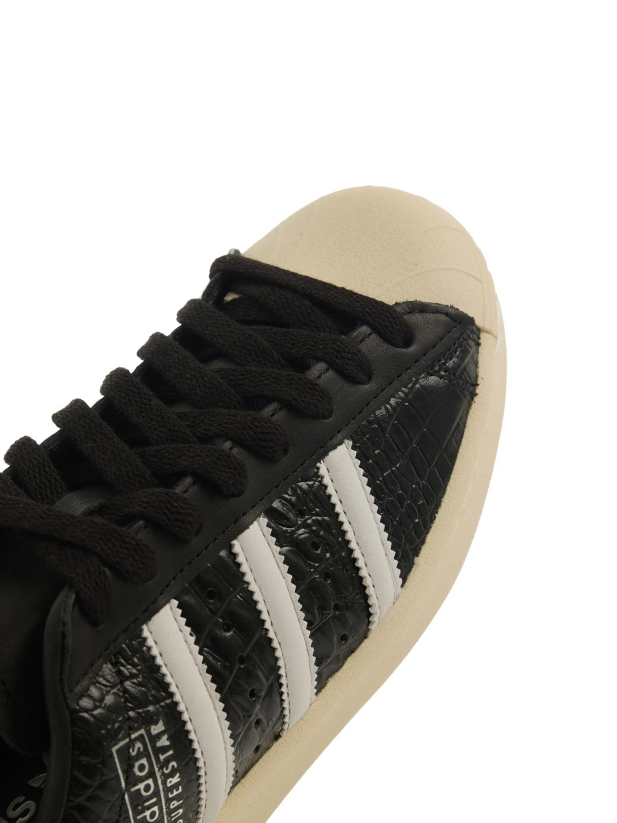 Sneakers adidas Originals superstar negri din piele - Img 3