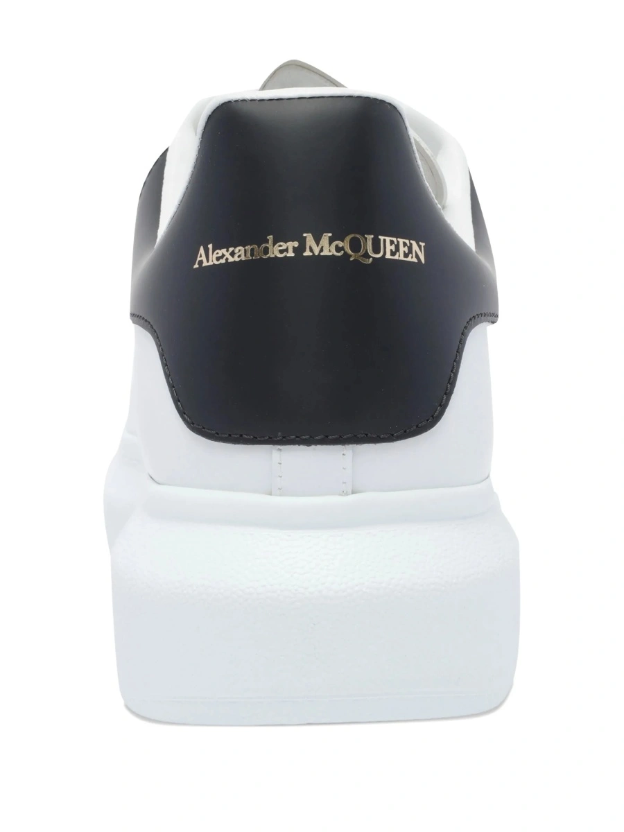 Sneakers Alexander McQueen albi din piele - Img 4