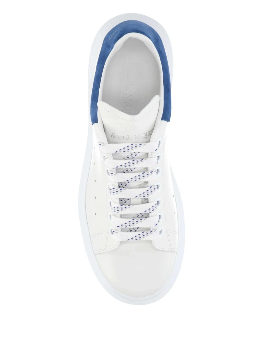 Sneakers Alexander McQueen albi din piele - Img 3