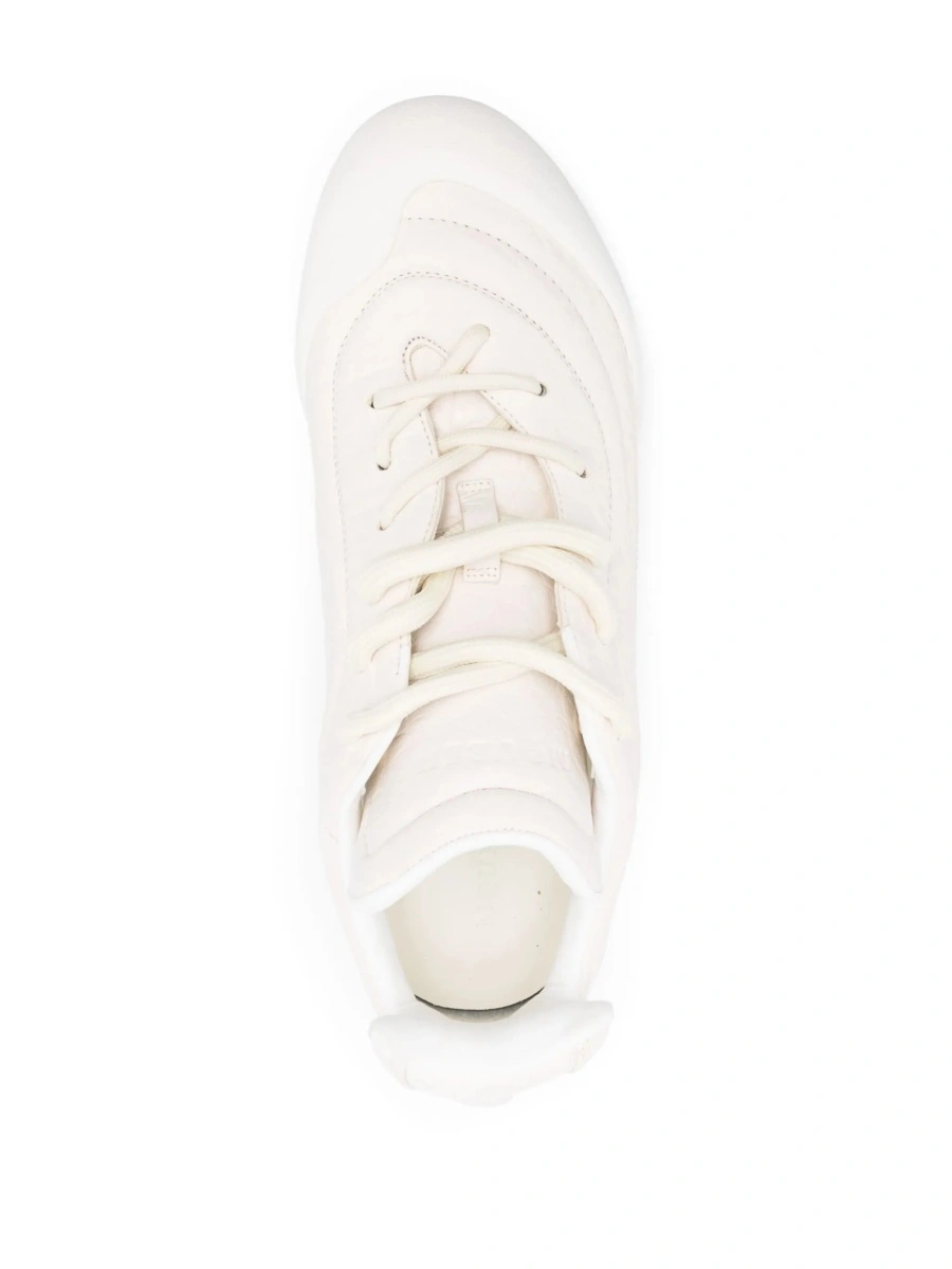 Sneakers Alexander McQueen albi din piele - Img 4
