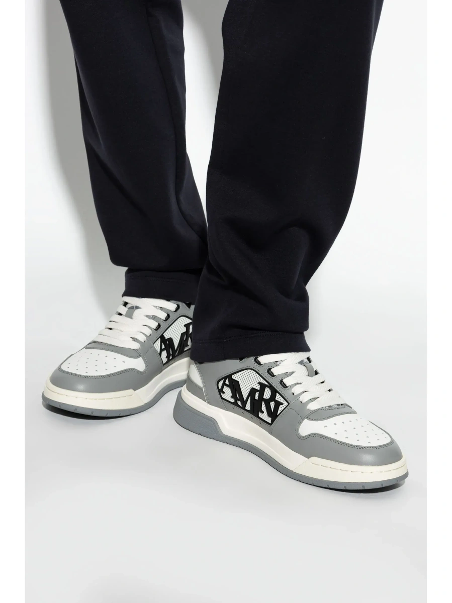 Sneakers AMIRI gri din piele - Img 5