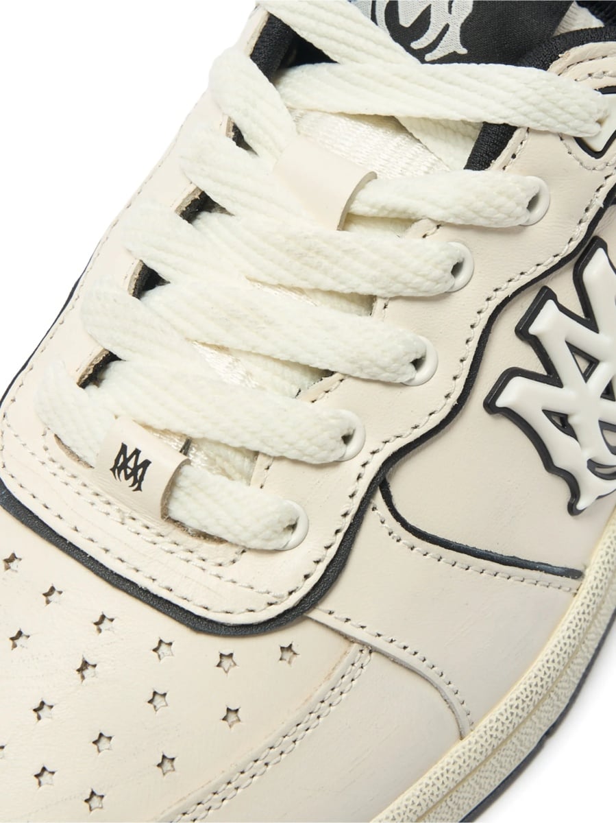 Sneakers AMIRI neutri din piele - Img 4