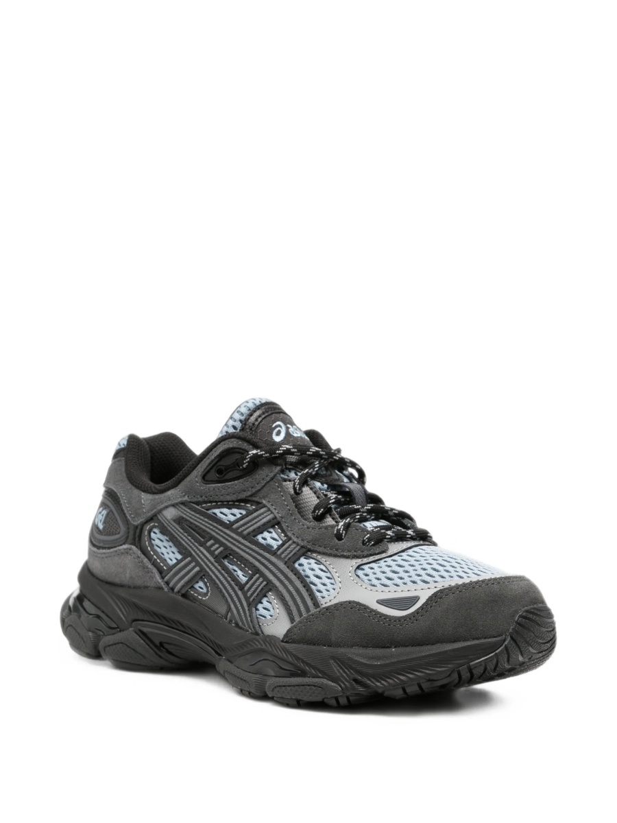 Sneakers ASICS albastri din plasa si material textil - Img 2