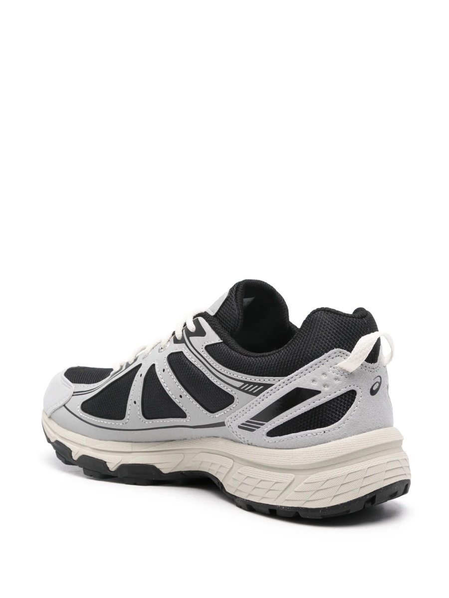 Sneakers ASICS negri din material textil si polyester - Img 3