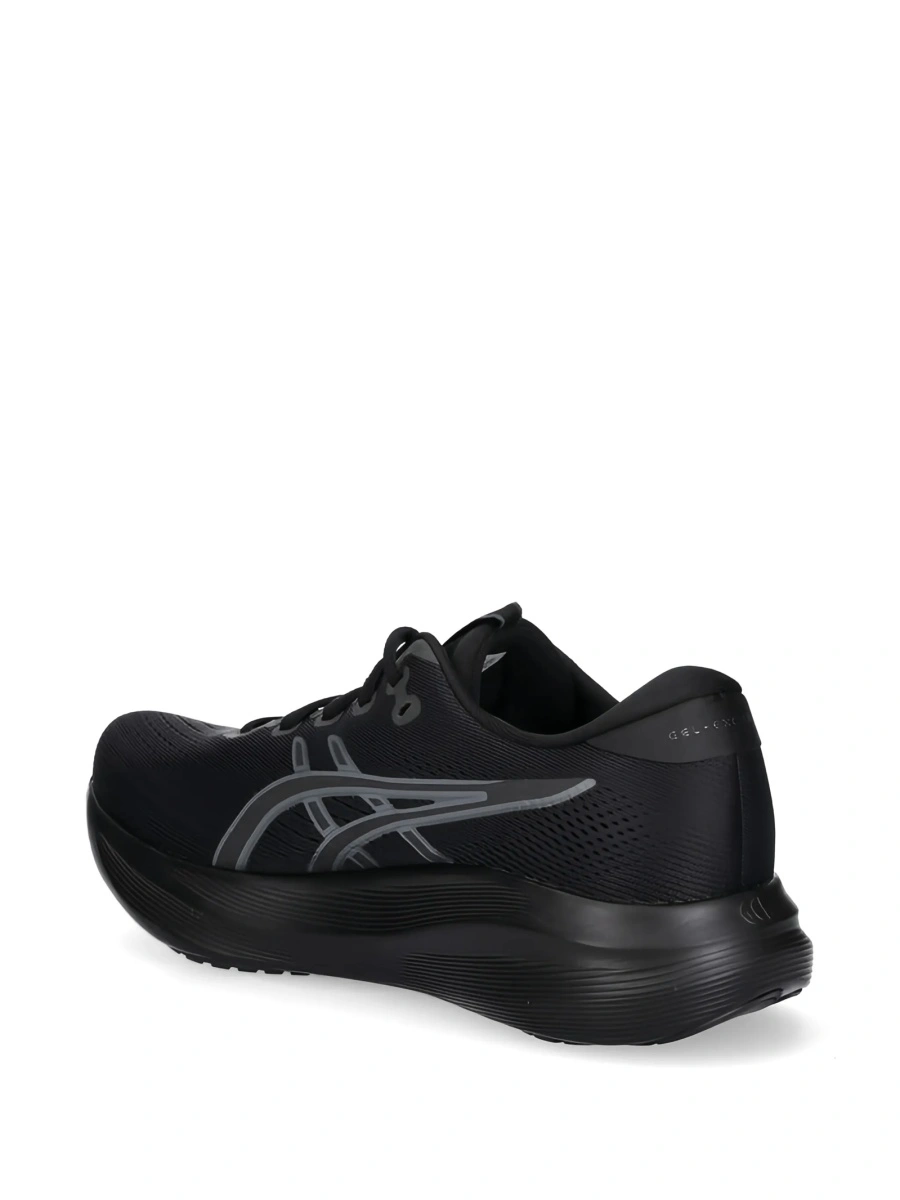 Sneakers ASICS negri din material textil - Img 4