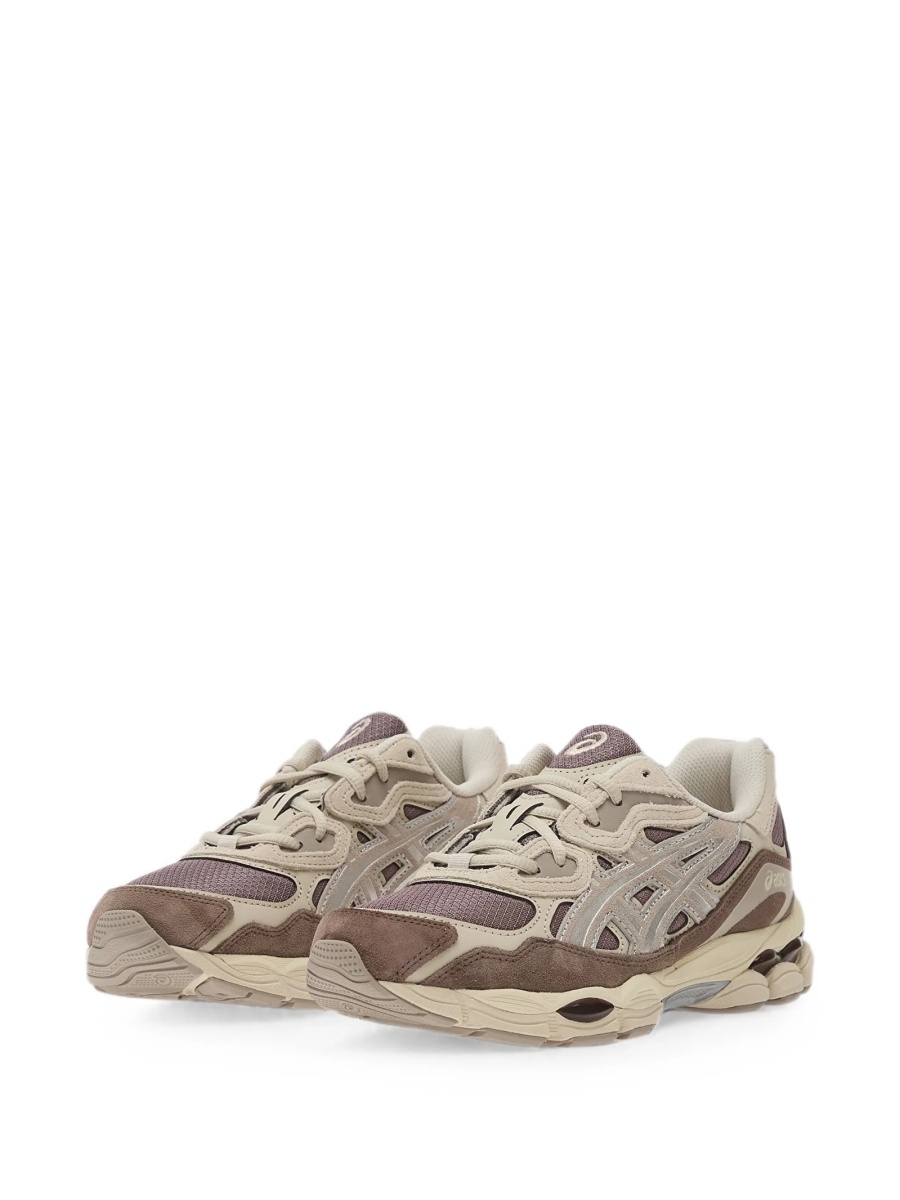 Sneakers ASICS neutri din piele intoarsa - Img 3