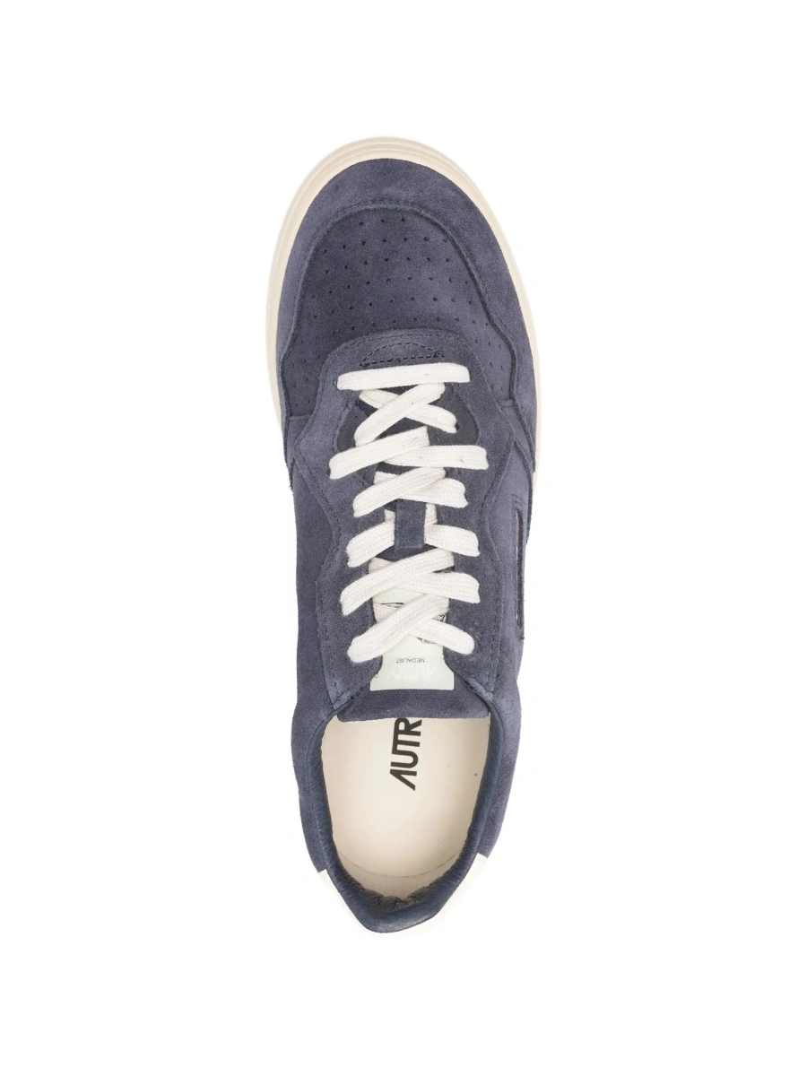 Sneakers AUTRY albastri din piele intoarsa - Img 4