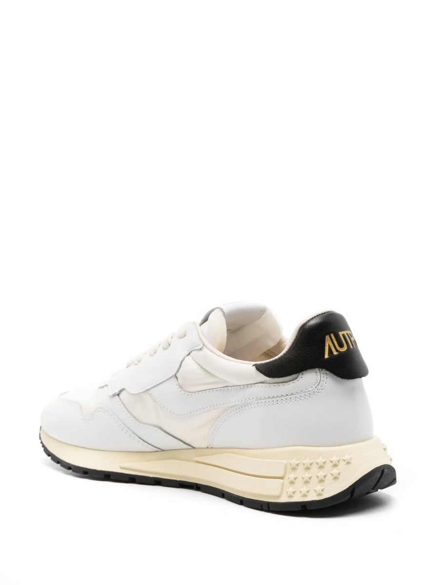 Sneakers AUTRY albi din nylon si piele - Img 3