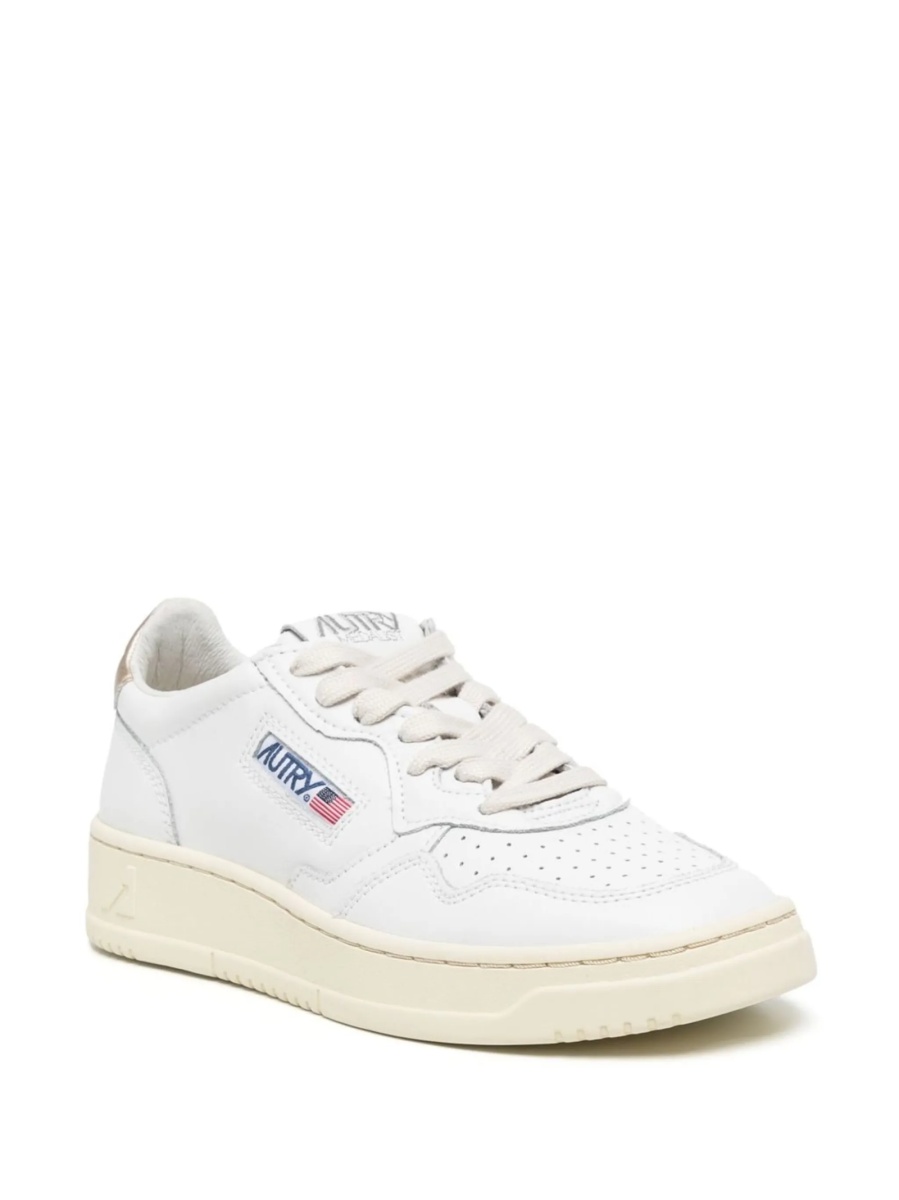 Sneakers AUTRY albi din piele - Img 2