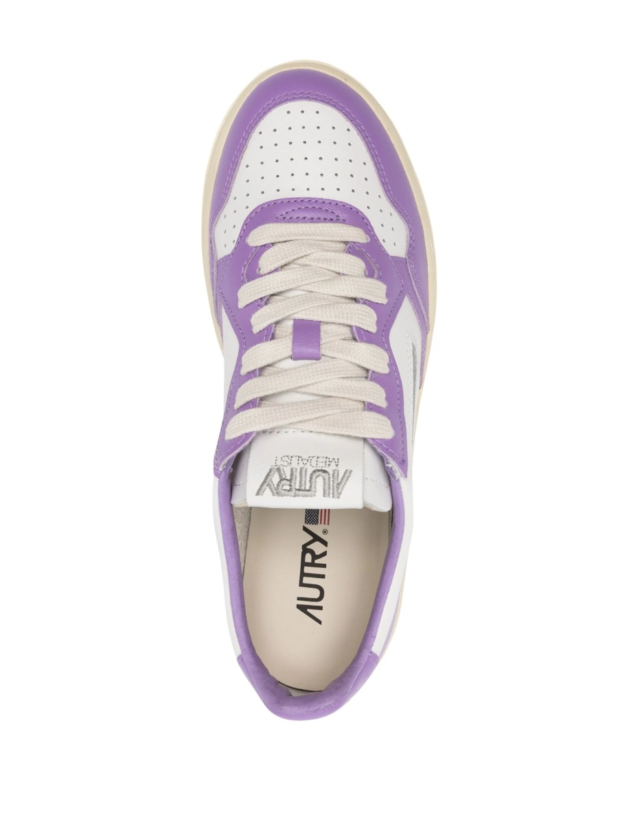 Sneakers AUTRY violet din piele - Img 4